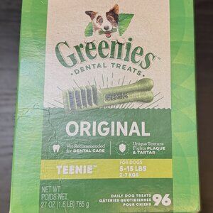 Greenies Original Teenie Dental Dog Treats, 27 oz. Pack (96 Treats)